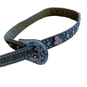 Girls Rhinestone Western belt